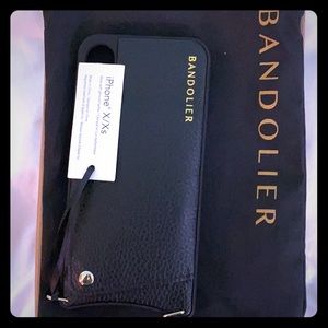 Bandolier iPhone X/Xs case/ strap (black/gold)